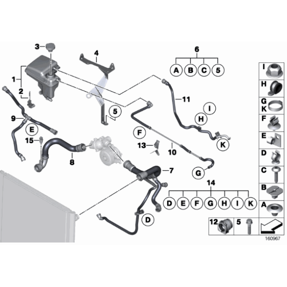 Korek chłodnicy 2,0bar BMW E36 E46 E39 E38 E53 E65 E83 F01 F06 F10 F07 F13 Z3 - 17117639022