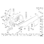 Wzmocnienie ścianki bocznej przód prawe BMW E63 E64 630i 645Ci 650i 635d M6 - 41357070468