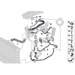 Przewód głowicy cylindrów BMW F10 F11 F15 F20 F21 F25 F26 F30 F36 G11 G30 G31 - 11538514456