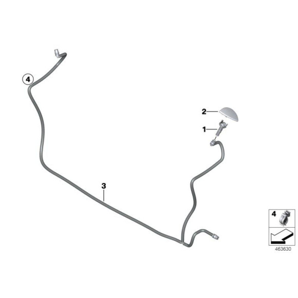 61679800913 Dysza spryskiwacza reflektorów lewa MINI R50 R51 Cooper S D JCW - 61679800913 - Części oryginalne BMW Łódź | Sklep internetowy BMW