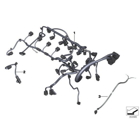 Przewód adaptacyjny termostatu MINI R57N R58 R59 R60 R61 N14 N16 N18 Cooper - 12517646145