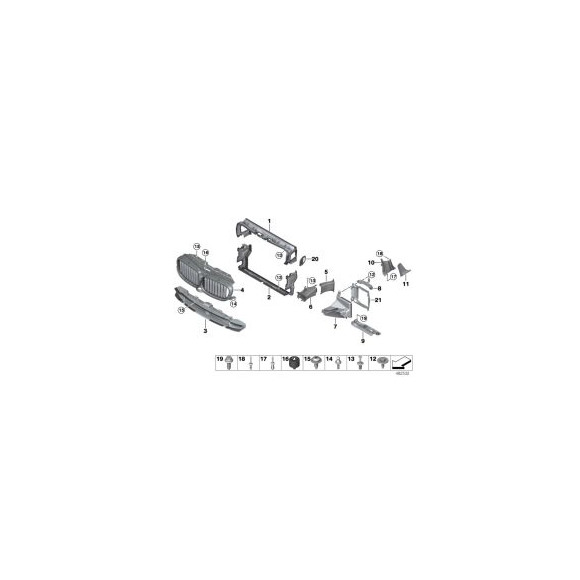 Przepustnica powietrza BMW G11 G12 725d 730dX 740dX 740i 750i 750iX - 51138091760