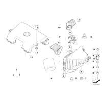 Przepływomierz BMW E46 E87 E90 E91 E92 116i 316i 318i N42 N45 N46 N43 - 13627566986