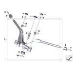 Przegub mostka BMW K50 K51 K52 R1200GS R1250GS R1200RT R1250RT - 31428545296