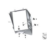 Prowadnica kanał dopływu powietrza prawa BMW K51 R1200GS - 46638536948