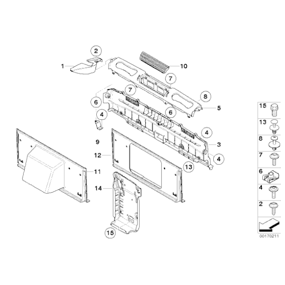 46637651465 Oryginał BMW - 46637651465 - Części oryginalne BMW Łódź | Sklep internetowy BMW