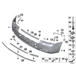 51111973721 Taśma mocująca wieszak uchwyt linka BMW E30 E34 E60 E63 E64 E90 F10 F11 - 51111973721 - Części oryginalne BMW Łódź | Sklep internetowy BMW