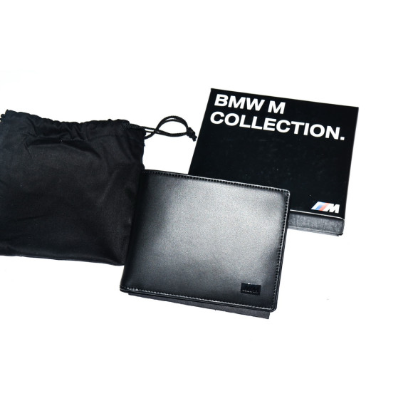 Portfel męski skórzany BMW M z kieszenią na monety 1M M2 M3 M4 M5 M6 - 80212454761