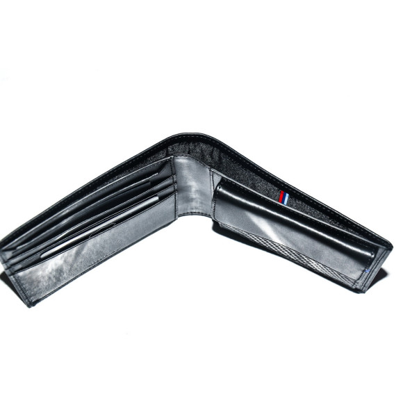 Portfel męski skórzany BMW M z kieszenią na monety 1M M2 M3 M4 M5 M6 - 80212454761