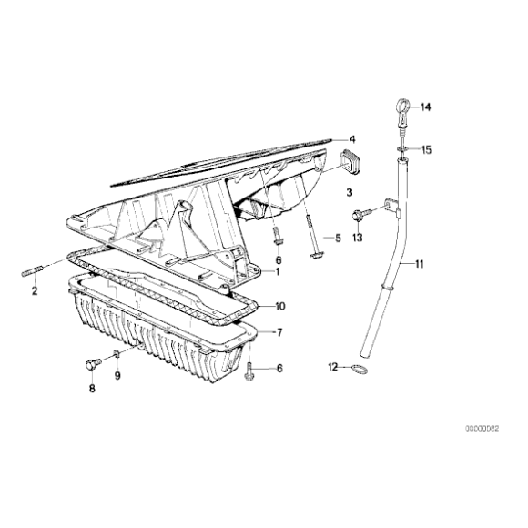 11131709815 Uszczelka miski olejowej BMW E30 316i 318i 318is - 11131709815 - Części oryginalne BMW Łódź | Sklep internetowy BMW