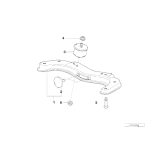 23701141614 Poduszka skrzyni biegów BMW E36 E34 E32 E31 730i 740i 520i 525i 525tds 530i 540i 325tds 325td  - 23701141614 - Części oryginalne BMW Łódź | Sklep internetowy BMW