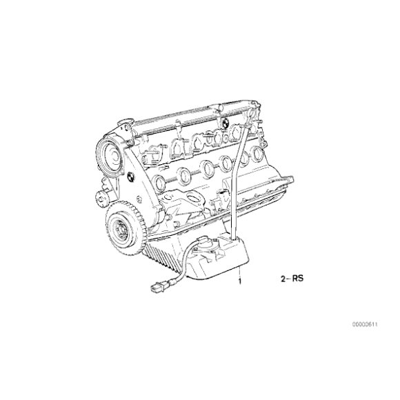 Pompa wody BMW E21 E28 E30 M20 320 323 325 525e - 11519071562