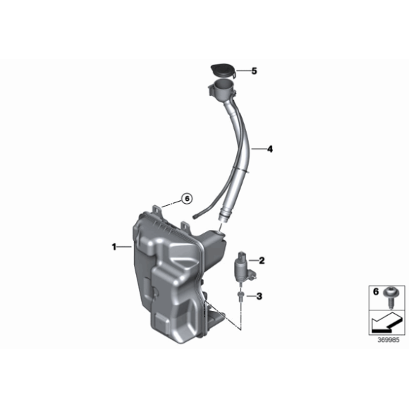 61667375587 Pokrywka zbiorniczka spryskiwaczy BMW E30 E60 E63 E83 F39 F45 F48 G01 G05 G08 MINI F54 F55 F56 F57 F58 F60 R56 R57 R58 R59 R60 R - Części oryginalne BMW Łódź | Sklep internetowy BMW