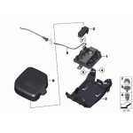 Pokrywka gniazda BMW F20 F21 F30 F31 114 116 118 316 320  - 12528616569