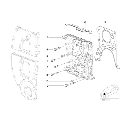 USZCZELKA ROZRZĄDU BMW 3 E36, E46