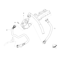 Separator oddzielacz oleju BMW E46 316i 318i X3 2,0i E87 120i E90 E91 320i N42 N46 - 11617503520