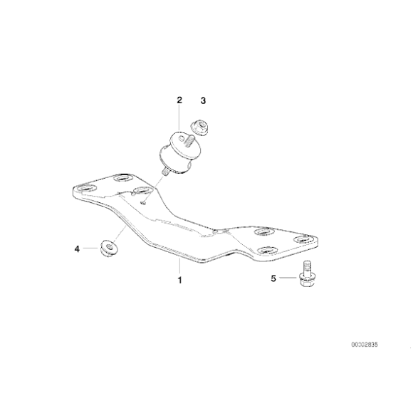Rubber mounting - 22316771221