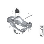 22316864675 Poduszka skrzyni biegów BMW X5 X6 E70 E71 F15 F16 30dX 25dX 28iX 30dX 35dX 35iX 40dX 40eX 50iX M50dX - 22316864675 - Części oryginalne BMW Łódź | Sklep internetowy BMW