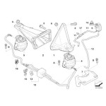 Poduszka silnika prawa BMW E60 E61 E63 525d 530d 535d 635d - 22116774620