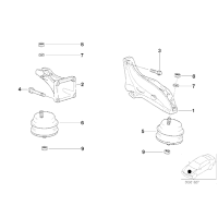 Rubber mounting - 11811139883