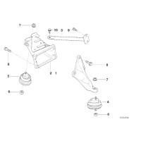 Rubber mounting - 22116754608