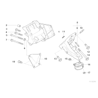 Poduszka gumowa z kołnierzem, prawa - 22111092824