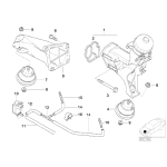 22116752741 Poduszka gumowa lewa - 22116752741 - Części oryginalne BMW Łódź | Sklep internetowy BMW