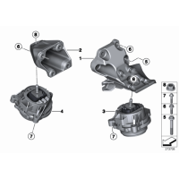Poduszka silnika lewa BMW F20 F21 F30 F31 114i 116i 118i 316i 320i ed  - 22116854251
