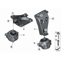 Poduszka silnika lewa BMW F20 F21 F22 F30 F31 F32 F34 F36 114 116 118 120 125 218 220 225 316 318 320 325 328 420 428 418 - 2211