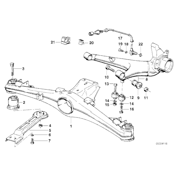 Tuleje wahacza tył BMW E34 E32 E28 E24 - 33329061946