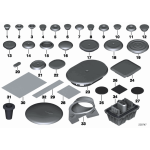 51717169981 Podstawa podnośnika lewarka BMW E88 E93 F12 F20 F21 F22 F30 F23 F31 F32 F33 F36 F34 MINI G30 - 51717169981 - Części oryginalne BMW Łódź | Sklep internetowy BMW