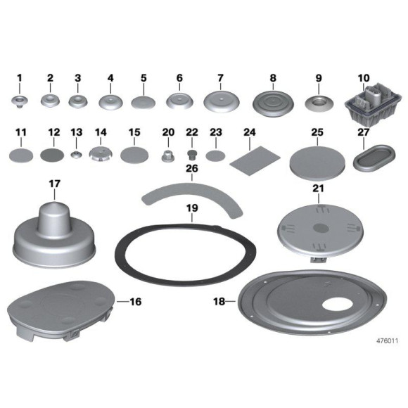 51717169981 Podstawa podnośnika lewarka BMW E88 E93 F12 F20 F21 F22 F30 F23 F31 F32 F33 F36 F34 MINI G30 - 51717169981 - Części oryginalne BMW Łódź | Sklep internetowy BMW