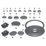 Podstawa podnośnika BMW E90 E91 E87 E81 E88 E82 X1 F10 F11 F06 F07 F13 F12 F48 F54 MINI - 51717123311