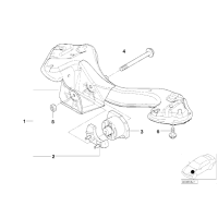 Poduszka automatycznej skrzyni biegów BMW E53 X5 4,4i 4,6is - 22311096728