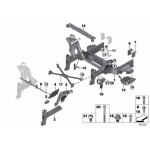 Podłużnica przednia prawa BMW I01 i3 - 39206867910