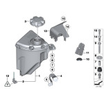17137647284 Zbiornik wyrównawczy płynu chłodniczego BMW F10 F01 F11 730i 523i 530i N52N - 17137647284 - Części oryginalne BMW Łódź | Sklep internetowy BMW