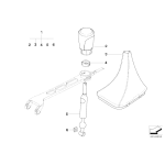 Podkładka zabezpieczająca BMW E30 E31 E32 E34 E36 E38 E39 E46 E53 X5 E60 E63 E65 E83 X3 Z3 - 25111220379