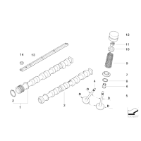 Popychacz hydrauliczny BMW E31 E38 E39 E53 X5 840 735 740 535 540 4,4 4,6 - 11321440256