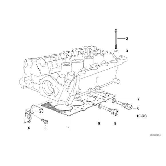 Śruby głowicy BMW E34 E36 E46 E30 316i 318i 318is 518i M40 M42 M43 M44 - 11121721939