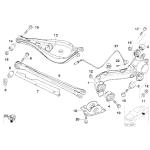 Podkładka mimośrodowa BMW E36 E46 316 318 320 323 325 328 330 - 33326760363