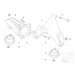 22116771362 Poduszka silnika prawa BMW E46 320Cd 320d 320td M47N - 22116771362 - Części oryginalne BMW Łódź | Sklep internetowy BMW