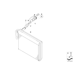 64119290888 Parownik klimatyzacji BMW E81 E87 E90 E91 E92 E84 X1 F25 F26 X3 X4 - 64119290888 - Części oryginalne BMW Łódź | Sklep internetowy BMW