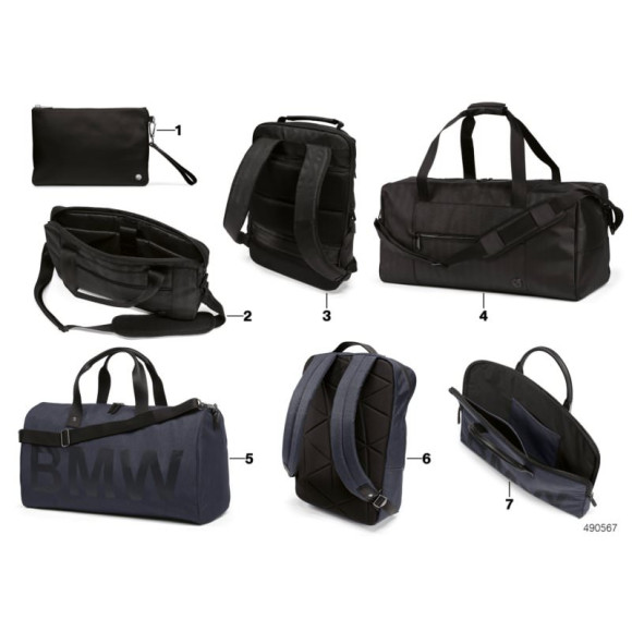 Plecak elegancki czarny BMW - 80222454677
