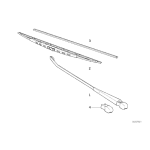 61618353297 Pióro wycieraczki E30 - Oryginał BMW - 61618353297 - Części oryginalne BMW Łódź | Sklep internetowy BMW