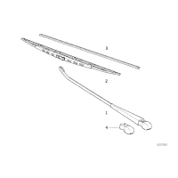 Pióro wycieraczki E30 - Oryginał BMW - 61618353297