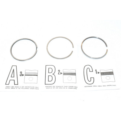 Pierścienie tłokowe kpl. BMW E34 E36 E38 E39 M51 M41 - 11252243860