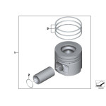 11258506123 Pierścienie tłokowe komplet BMW E70 E71 F01 F10 F11 F15 F16 X5 X6 - 11258506123 - Części oryginalne BMW Łódź | Sklep internetowy BMW
