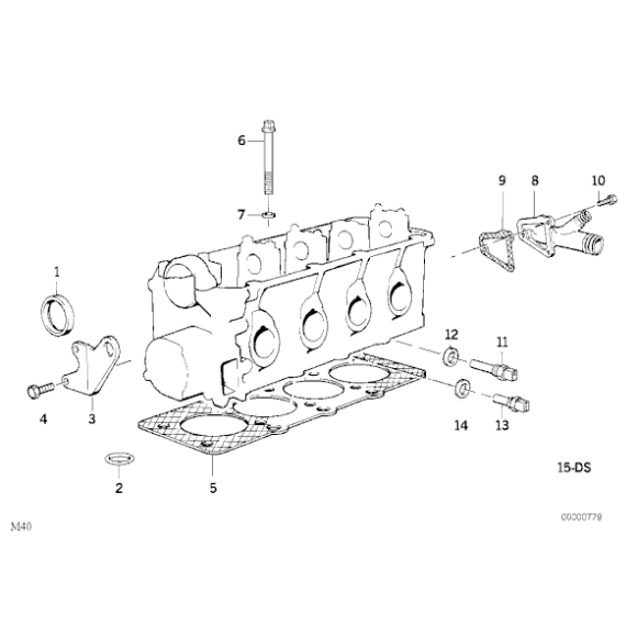 11127504587 Uszczelka głowicy silnika BMW E30 E36 E46 E34 Z3 316i 318i 518i M40 M43 2,04mm - 11127504587 - Części oryginalne BMW Łódź | Sklep internetowy BMW