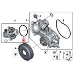 Pierścień uszczelniający BMW E53 E60 E61 E63 E70 F01 F07 F10 F15 F80 F83 F85 F90 F97 F98 G12 - 11531440192
