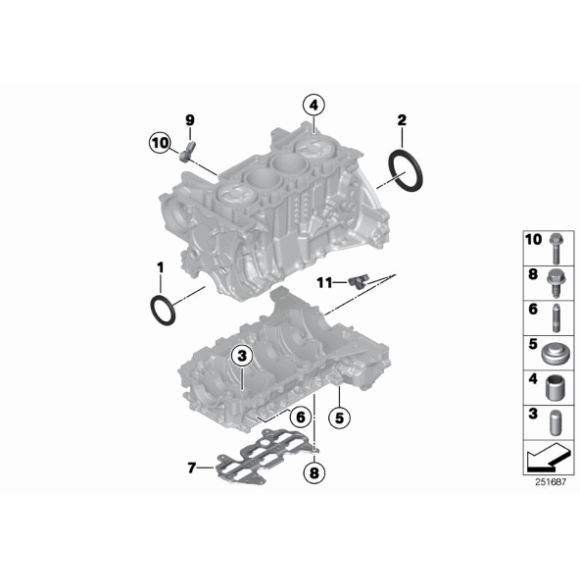 11117568264 Zimering wału korbowego BMW F20 F30 114 116 118 316 320 Mini R55 R56 R60 One - 11117568264 - Części oryginalne BMW Łódź | Sklep internetowy BMW